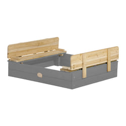AXI Bac à sable avec bancs Ella Gris/marron