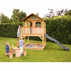 AXI Classic Marc Playhouse Brown/green - Toboggan Gris - Vue supplémentaire 5