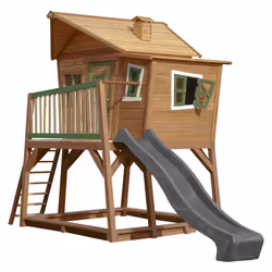 AXI Crooked Max Playhouse Brown/green - Toboggan Gris