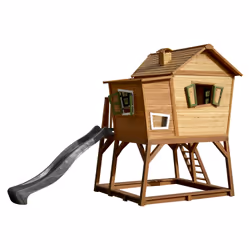 AXI Crooked Max Playhouse Brown/green - Toboggan Gris