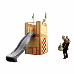 AXI Arthur Playhouse Brown/red - Toboggan Gris - Vue supplémentaire 3