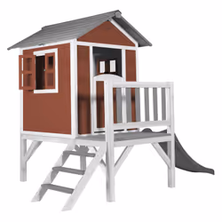 AXI Beach Lodge XL Playhouse Scandinavian red - Toboggan Gris