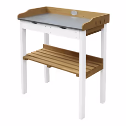 AXI Potting Table with 2 drawers Brown/white