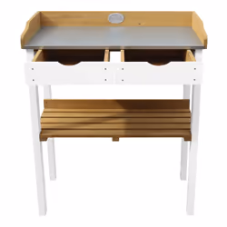 AXI Potting Table with 2 drawers Brown/white - Vue supplémentaire 6