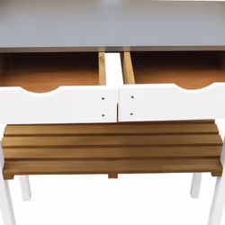 AXI Potting Table with 2 drawers Brown/white - Vue supplémentaire 9