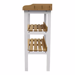 AXI Potting Table with storage shelves Brown/white - Vue supplémentaire 7
