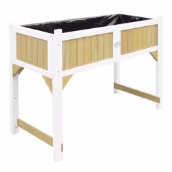 AXI Growing Table with root mat Brown/white
