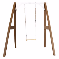 AXI Portique Balançoire en Bois Simple Marron/blanc, 3 an(s), Bois, 28,8 kg, Marron, Blanc