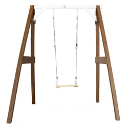AXI Portique Balançoire en Bois Simple Marron/blanc