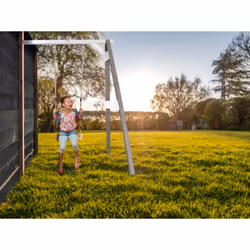 AXI Portique Balançoire en Bois 1 agrès Wall mount Gris/blanc - Vue supplémentaire 5