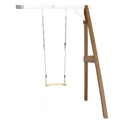 AXI Portique Balançoire en Bois 1 agrès Wall mount Marron/blanc