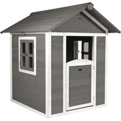 Maison Enfant Beach Lodge en Gris Maison de Jeux en Bois ffc pour Les Enfants Maisonnette / Cabane de Jeu pour Le Jardin - AXI