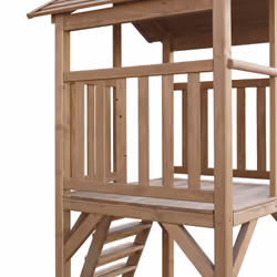 AXI Beach Tower with Single Swing Brown - Toboggan Blanc - Vue supplémentaire 4