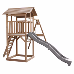 AXI Beach Tower with Double Swing Brown - Toboggan Gris - Vue supplémentaire 4