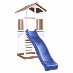 AXI Beach Tower Brown/white - Blue Slide