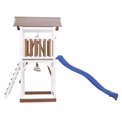 AXI Beach Tower with Double Swing Brown/White - Blue Slide - Vue supplémentaire 5
