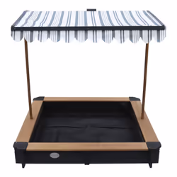 AXI Lily Sandbox with roof Anthracite/brown