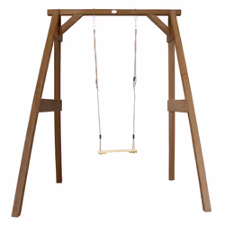 AXI Portique Balançoire en Bois Simple Marron
