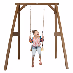 AXI Portique Balançoire en Bois Simple Marron - Vue supplémentaire 4