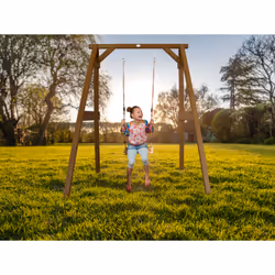 AXI Portique Balançoire en Bois Simple Marron - Vue supplémentaire 6