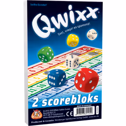 White Goblin Games Qwixx Bloks, Feuille de score, Multicolore