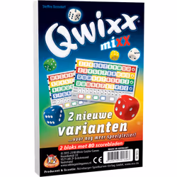 White Goblin Games Qwixx Mixx, Feuille de score, Multicolore