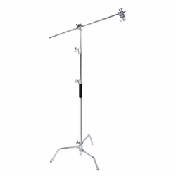 Falcon Eyes CS-2450, Trépied avec bras incliné, Noir, Métallique, 2,45 m, 25,30,35 mm, 1,59 cm (0.625"), 100 cm