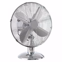 Daewoo COL1098GE, Ventilateur à lame domestique, Chrome, Table, 30,5 cm, Boutons, Rotatif, Secteur