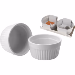 Koopman International BV Ramequin dia 8cm, set 2 pces, Ramequin de cuisson, Rond, Blanc, 2 pièce(s), 8 cm, 46 mm