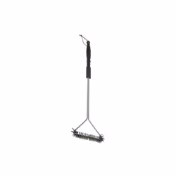 Présentation : Brosse pour barbecue - Inox - 55 cm , nettoyer votre barbecue avec cette brosse métallique. Facile à prendre e ...