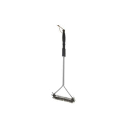 BBQ - Brosse à barbecue métallique avec manche 16,3x54,5 cm