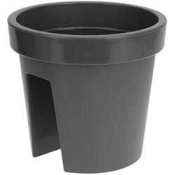 EDM - Pot Injection Couleur Anthracite Pour Balcons Ø28cm
