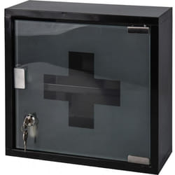 Armoire à pharmacie - NO NAME - Noir ou Blanc - Inox - A suspendre - Porte(s)
