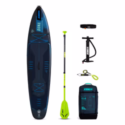 Jobe Aero Duna SUP Board 11.6 Package Blue, Stand Up Paddleboard (SUP), interrupteur à bascule, Plat, Marine, EVA (Acétate de ...