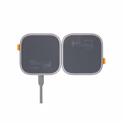 Xtorm Wireless Charger 15W - Duo, Intérieure, USB, Recharge sans fil, 1,5 m, Gris