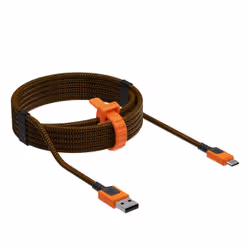 Xtorm CXX2003 câble USB 1,5 m USB A USB C 60 W Noir, Orange - Vue supplémentaire 7