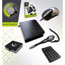 Point of View R-720172-2, Avec fil, USB, Souris incluse