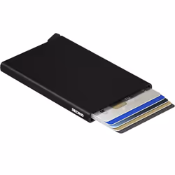 Secrid Cardprotector Étui pour cartes Noir Aluminium