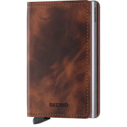 Secrid Slimwallet Portefeuille Marron Cuir