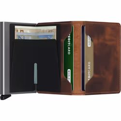 Secrid Slimwallet Portefeuille Marron Cuir