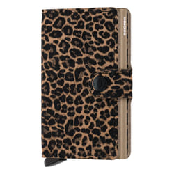 Secrid Miniwallet Portefeuille Beige, Noir Cuir véritable