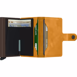 Secrid Miniwallet Portefeuille Ocre Cuir