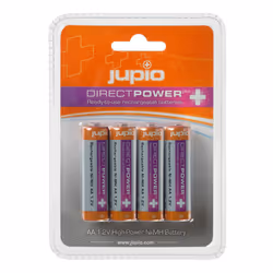 Jupio JRB-AADPP, Batterie rechargeable, AA, Hybrides nickel-métal (NiMH), 1,2 V, 4 pièce(s), 2500 mAh
