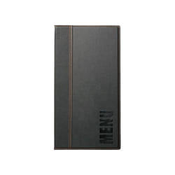 Securit MC-TR45-BL A4 Cuir, Plastique PU, Plastique Noir 1 pièce(s)