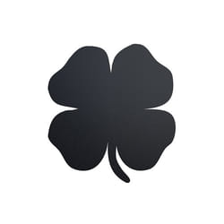 Securit FB-FOURLEAF tableau à craie et accessoires Noir Mélamine, Résine, Velcro