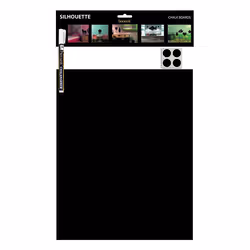 Securit FB-SQUARE tableau à craie et accessoires Noir