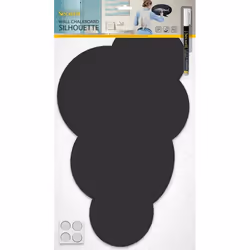 Securit FB-CLOUD tableau à craie et accessoires Noir