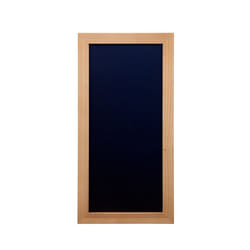 Securit WBW-TE-20-40 tableau à craie et accessoires Noir Bois