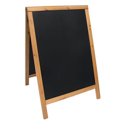 Securit SBDW-TE-85 tableau à craie et accessoires Noir Mélamine, Résine, Bois