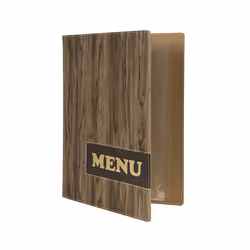 Securit MC-DRA4-WOOD A4 Elastane, Plastique PU Marron 1 pièce(s)